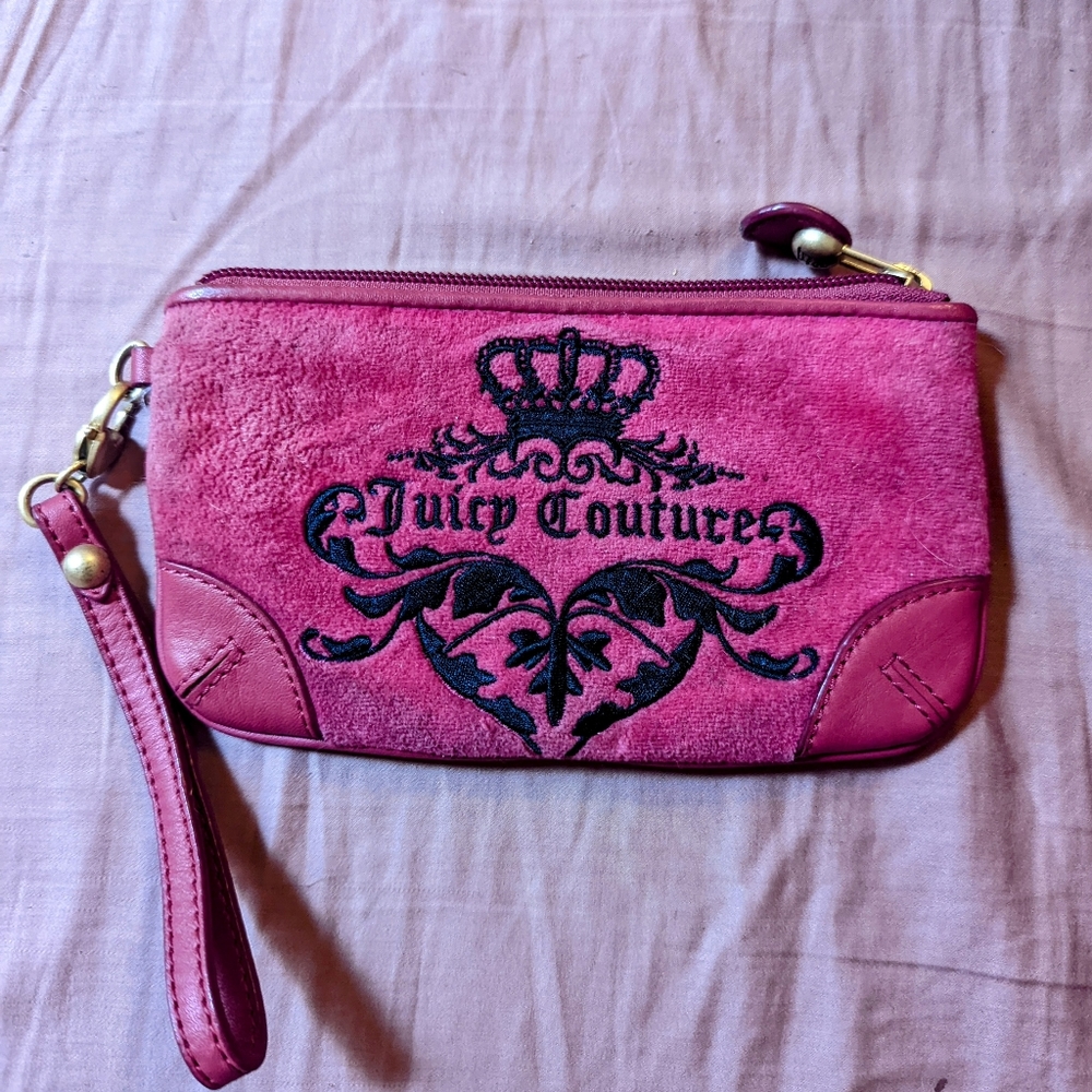 Juicy Couture Y2K Raspberry Clutch purse